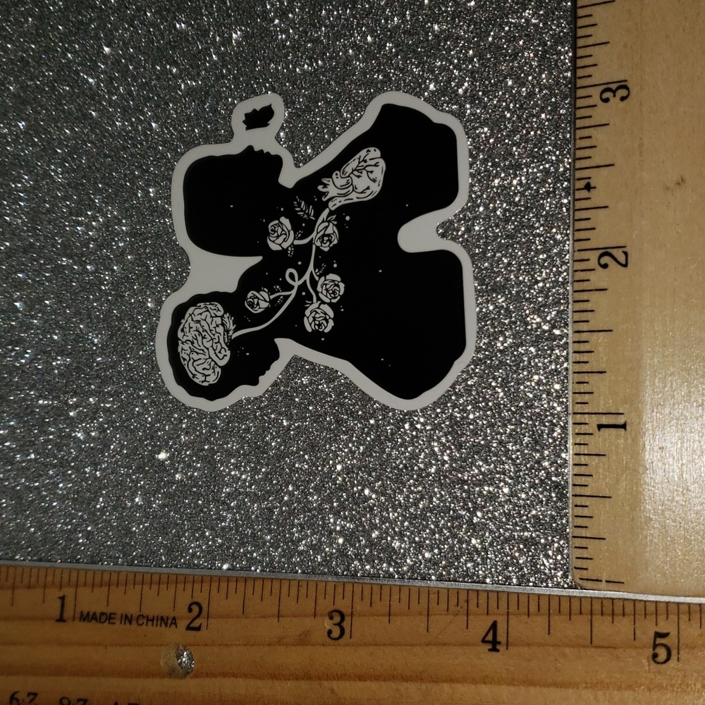 ART Gothic Couple WATERPOOF Sticker - Picture 2 of 7